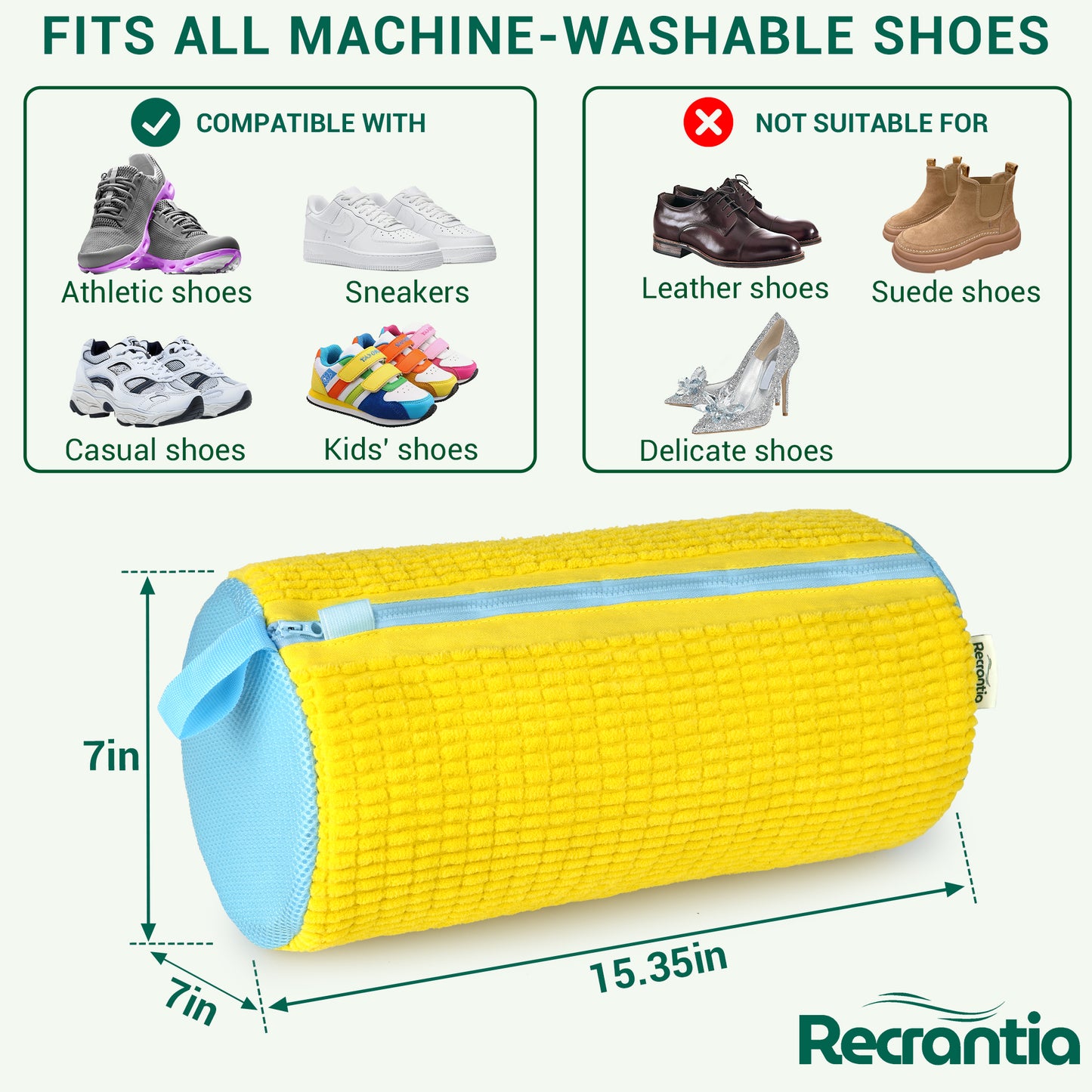 Shoe washing machine bag (Set of 2 pcs)